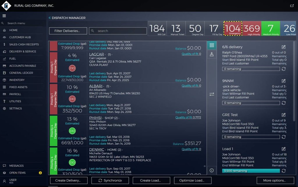 FDS V10 Routing Screen Grid View