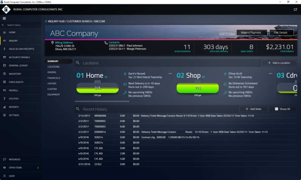 FDS V10 Main Customer Screen