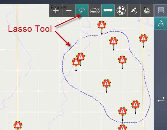 RCC MOGO Dispatch Manager - Lasso Tool