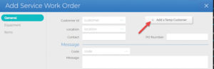 temp service work orders - RCC