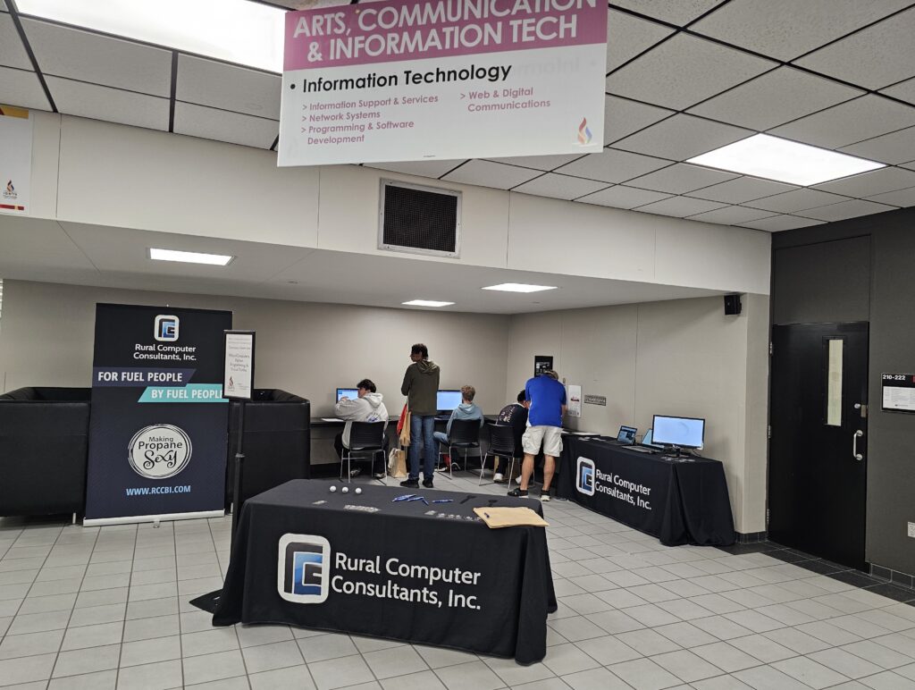 Booth at Ridgewater making propane sexy